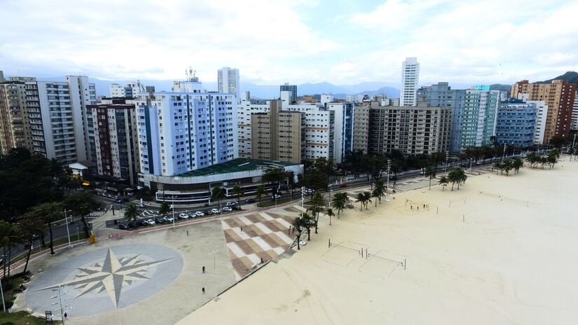 Praia de São Vicente / Renan Lousada/DL
