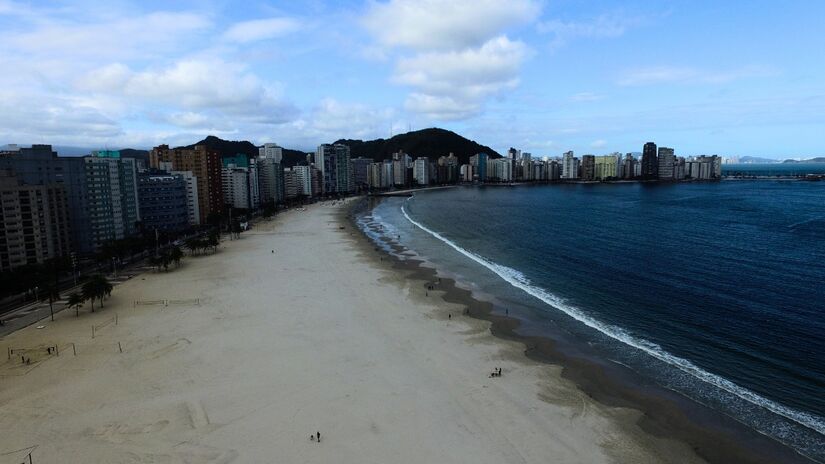 Praia de São Vicente / Renan Lousada/DL