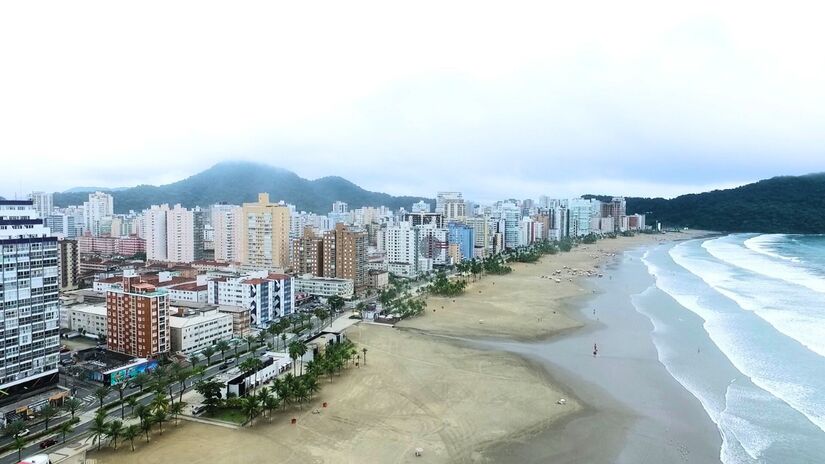 Orla de Praia Grande / Renan Lousada/DL