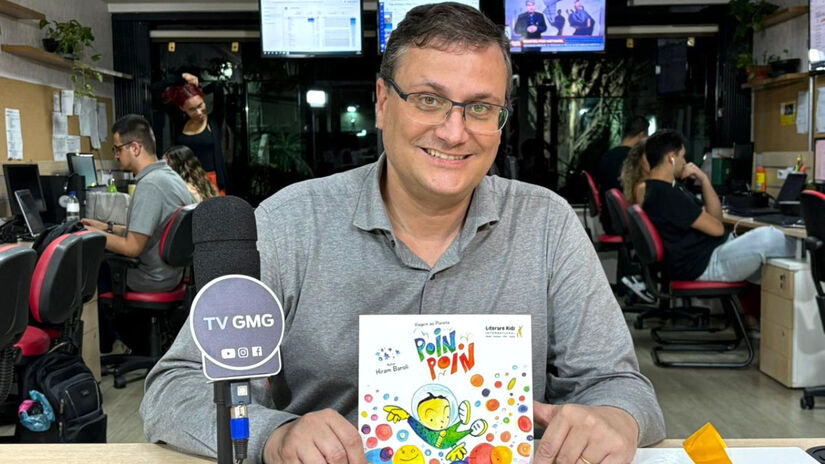 Com mais de 35 anos de experiência em publicidade e propaganda, o jornalista Hiram Baroli lança neste mês seu novo livro infantil em São Paulo. Foto: Yuri Villaça/Gazeta de S.Paulo