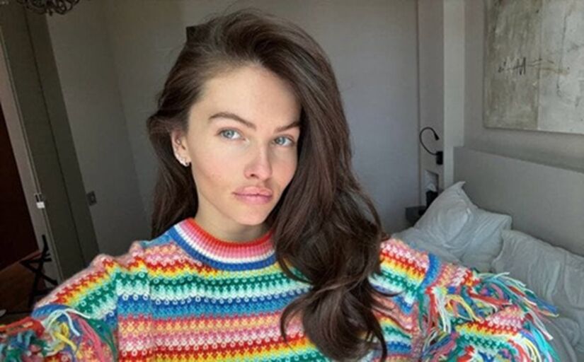 Beleza natural: Aos 24 anos, a modelo francesa continua impressionando com seu visual autêntico e elegante (Reprodução/Instagram)