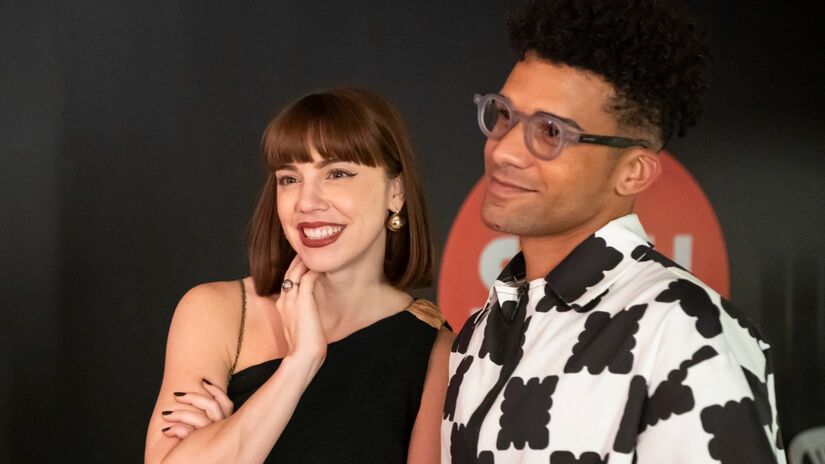 Solange (Alice Wegmann) e Sardinha (Lucas Leto) também atuaram em diversas ativações, muitas delas dentro da fictícia agência Tomorrow / Globo/Estevam Avellar