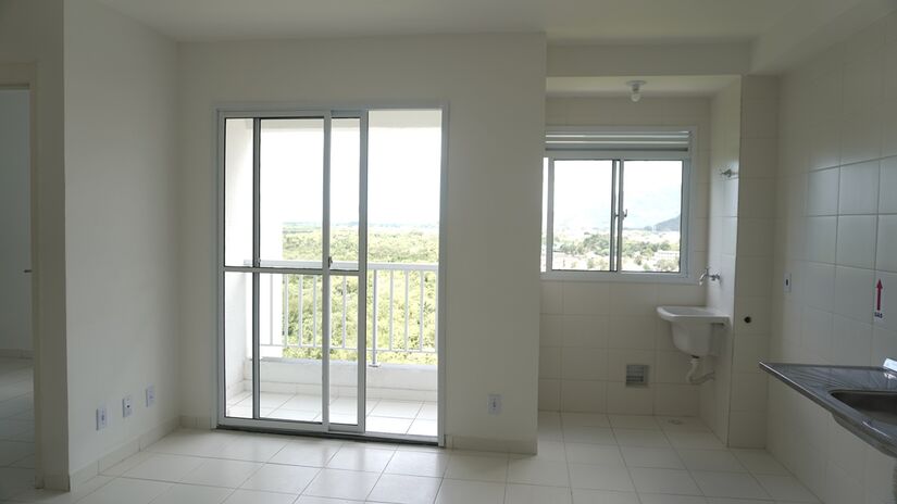 Os apartamentos do conjunto Mantiqueira têm, aproximadamente, 49 metros quadrados (Renan Lousada/DL)
