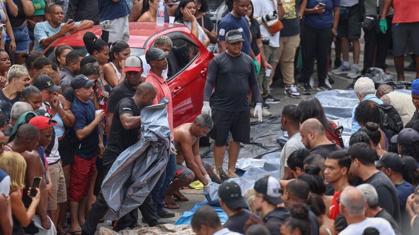 A Defensoria Pública confirmou o número estarrecedor de 132 mortos na operação, superando os 111 presos assassinados em 1992, quando a Polícia Militar invadiu o Carandiru, em São Paulo/Tomaz Silva/Agência Brasil