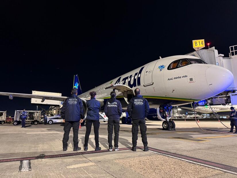 Produtos foram retidos por falta de comprovação de importação regular e indícios de destinação comercial (Divulgação/Receita Federal)