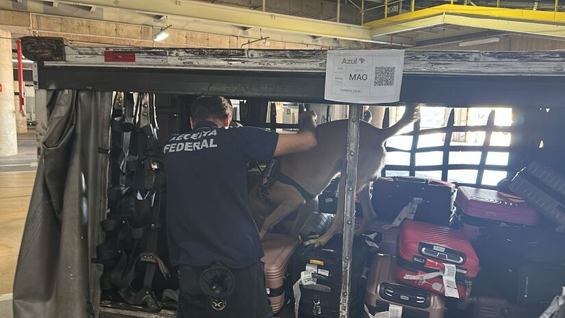 Produtos foram retidos por falta de comprovação de importação regular e indícios de destinação comercial (Divulgação/Receita Federal)