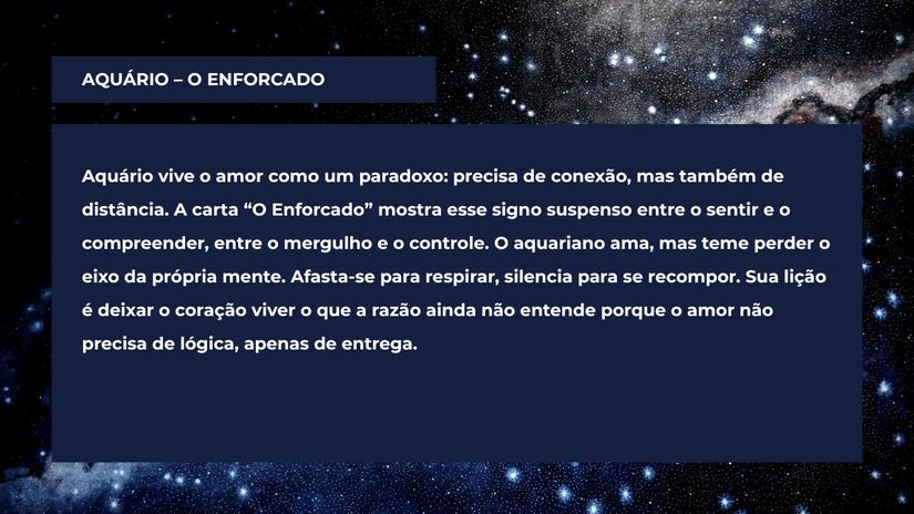 Aquário também encontra dificuldade para se manter em um relacionamento estável / Arte/DL