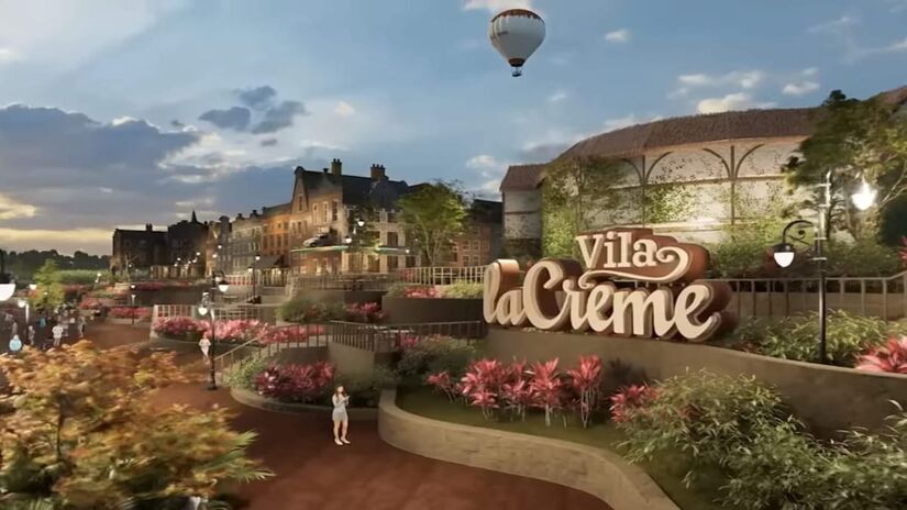 Além de contar com shows e carrinhos bate-bate estilizados, a Villa LaCreme terá um espaço dedicado à trajetória do fundador Alê Costa (Cacau Park/Divulgação)