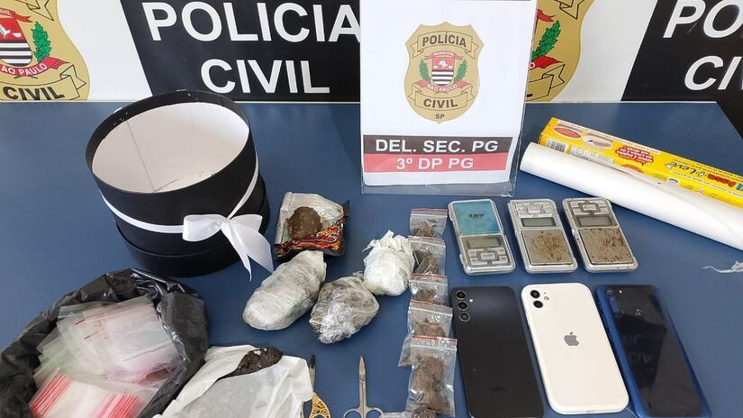 Jovem de 22 anos foi preso com drogas de alto valor no bairro Parque das Américas/Divulgação