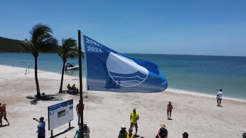 Praia de Ubás, em Iguaba Grande, no Rio de Janeiro, também está na lista - Reprodução - Bandeira Azul
