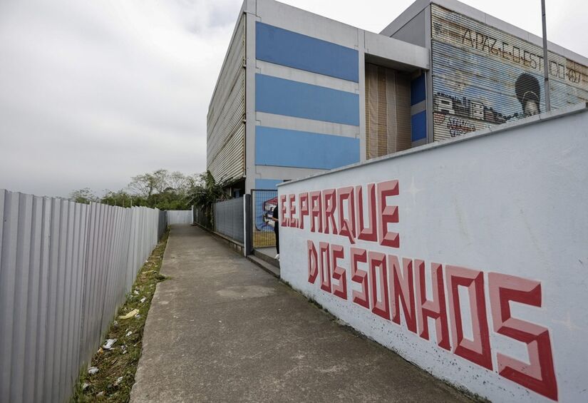 Escola Estadual Parque dos Sonhos, localizada na cidade de Cubatão, e vencedora do Prêmio Melhor Escola do Mundo 2025 (World's Best School Prize), da T4 Education (Divulgação/GovernoSP)