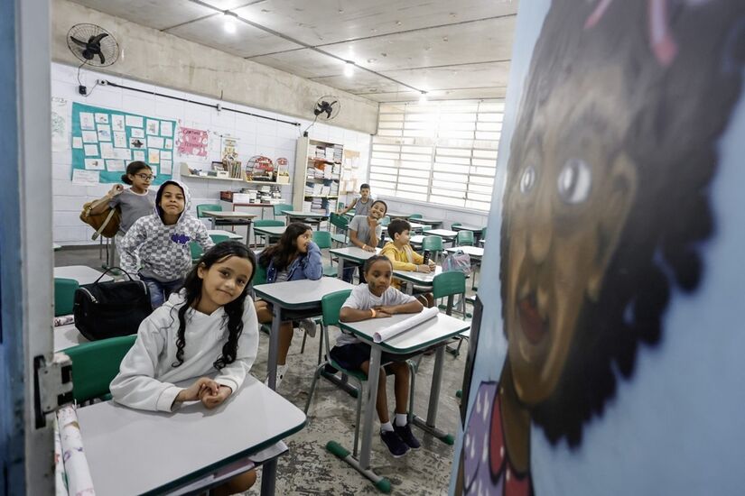 Escola Estadual Parque dos Sonhos, localizada na cidade de Cubatão, e vencedora do Prêmio Melhor Escola do Mundo 2025 (World's Best School Prize), da T4 Education (Divulgação/GovernoSP)