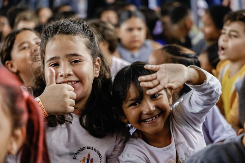 Escola Estadual Parque dos Sonhos, localizada na cidade de Cubatão, e vencedora do Prêmio Melhor Escola do Mundo 2025 (World's Best School Prize), da T4 Education (Divulgação/GovernoSP)