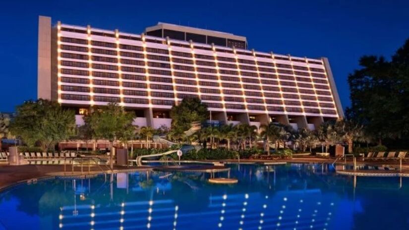 Mulher morreu após cair da varanda do Disney's Contemporary Resort, na Flórida/Reprodução