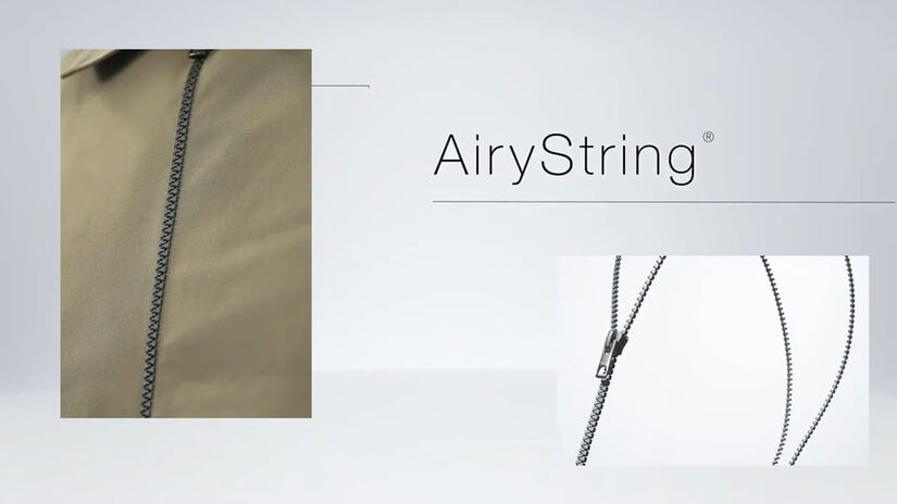 Este novo zíper conta com um detalhe inusitado: ele não possui fita de tecido (ykk japan/Reprodução/Youtube)