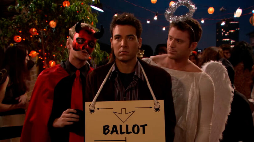  How I Met Your Mother  "The Slutty Pumpkin" (Temporada 1, Episódio 6)