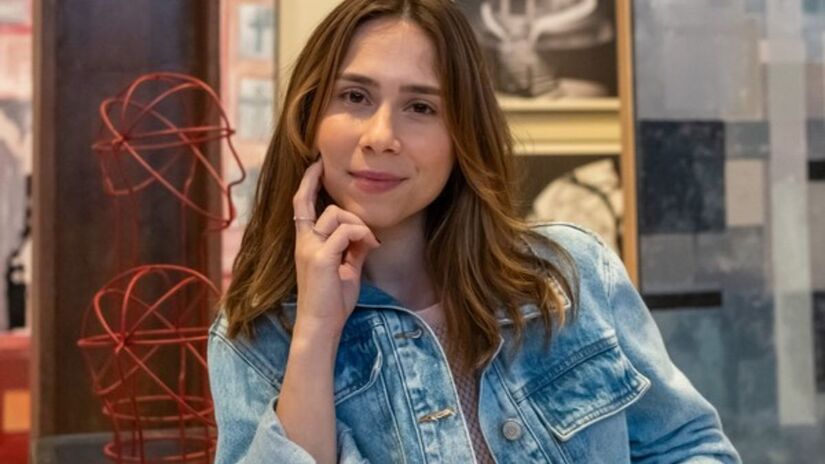 Daphne Bozaski (Lucélia) é nascida em São Paulo, SP/Reprodução/Globo