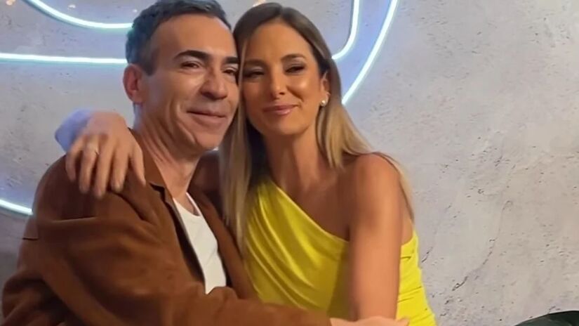 O casal César Tralli e Ticiane Pinheiro/Reprodução/Instagram