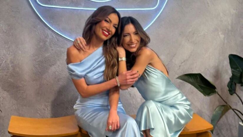 As irmãs Paloma e Patrícia Poeta/Reprodução/Globo