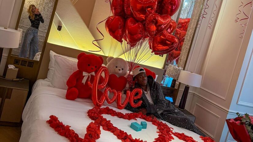 Os internautas já brincam que Vini Jr. poderá trazer o Hexa ao Brasil por estar apaixonado/Reprodução/Instagram