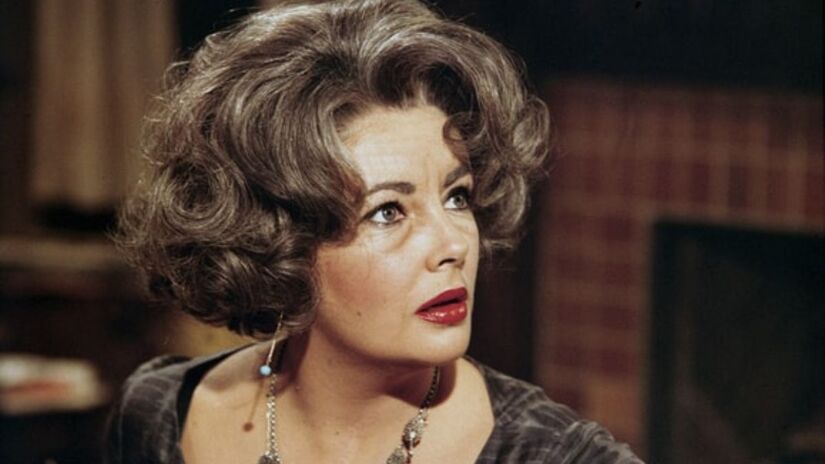 Em Quem Tem Medo de Virgínia Woolf? (1966), Elizabeth tinha 34 anos, mas se transformou para parecer 50/ Warner Bros. Entertainment Inc.