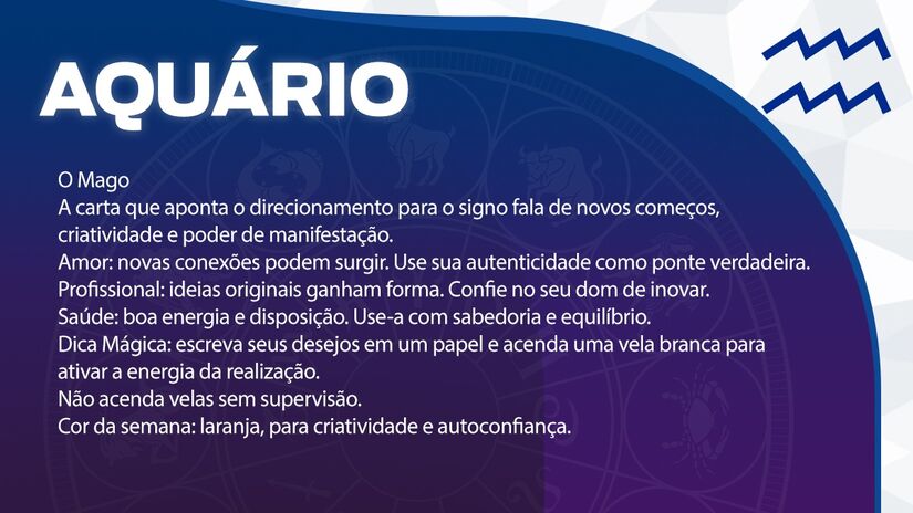 Previsão para Aquário / Arte/DL