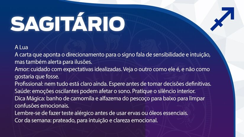 Previsão para Sagitário / Arte/DL