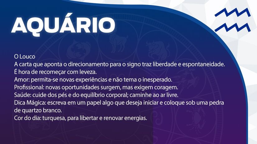 Previsão para Aquário / Arte/DL