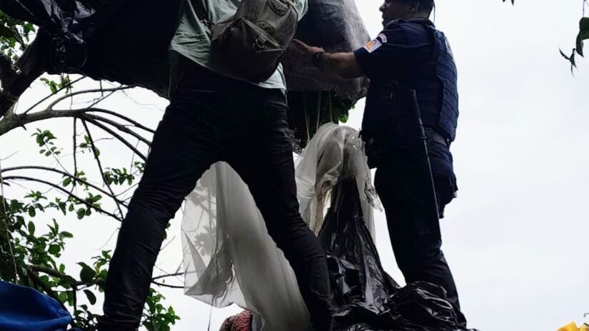 Segundo a Polícia Ambiental, operações como essa visam preservar o meio ambiente, evitar ocupações irregulares e garantir a segurança da região/ Divulgação 