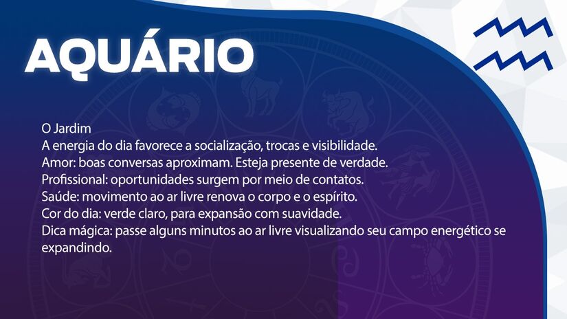 Previsão para Aquário / Arte/DL 