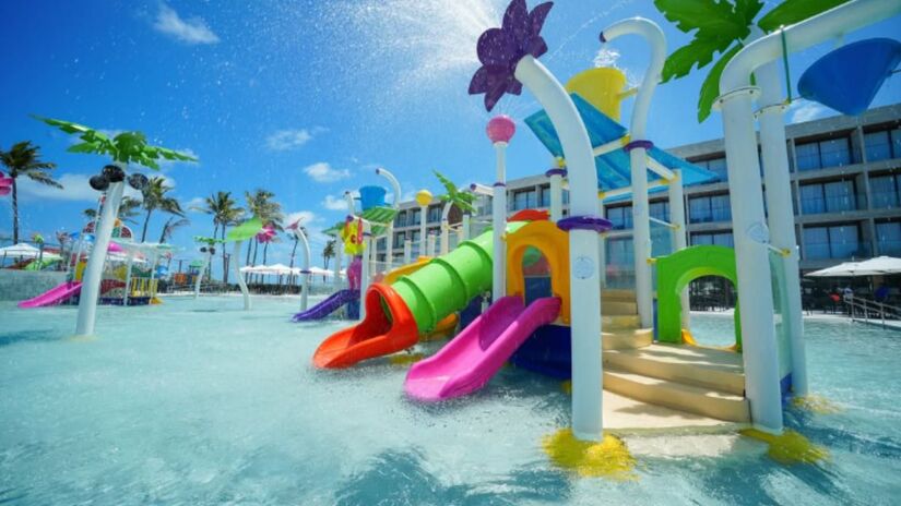 Espaço infantil do Porto 2 Life, pensado para atender ao público familiar do resort/ Reprodução Instagram/@porto2liferesort
