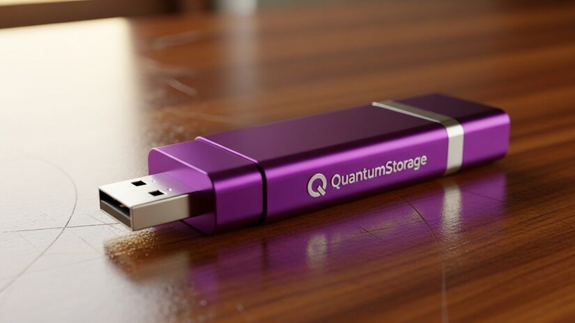 Seu design vibrante facilita a identificação entre outros dispositivos de armazenamento / ImageFX/Gerada por IA