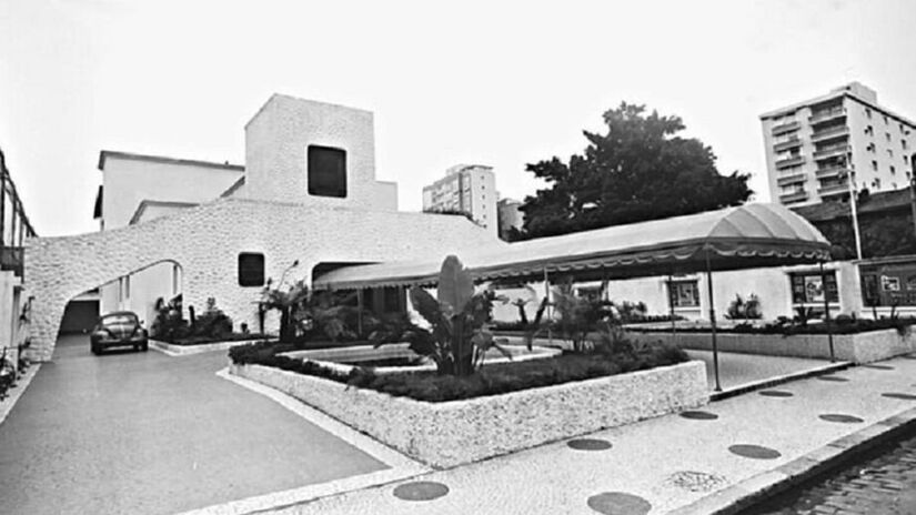 O Cine Alhambra foi uma das salas que faziam parte da Cinelândia Santista (Reprodução/FMAS)