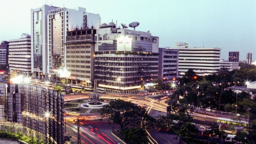 Kawran Bazar um dos mais importantes centro de negócios em Dhaka / Reprodução/Wikipedia