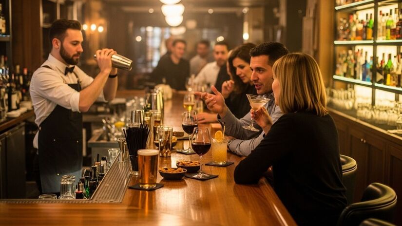 Belo Horizonte (BH) recebeu o título de "Capital Mundial dos Bares e Botecos" / Imagens geradas por IA/ImageFX