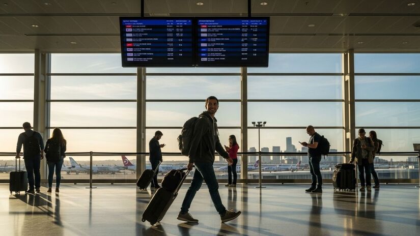 A Travel Tuesday, marcada para 2 de dezembro, é uma data especial com descontos em viagens que muitas vezes superam os da Black Friday / Imagens geradas por IA/ImageFX