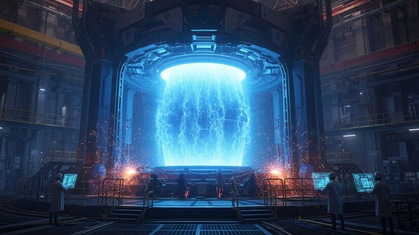 O reator aquece partículas de hidrogênio a mais de 160 milhões de graus Celsius, dez vezes mais quente que o núcleo solar