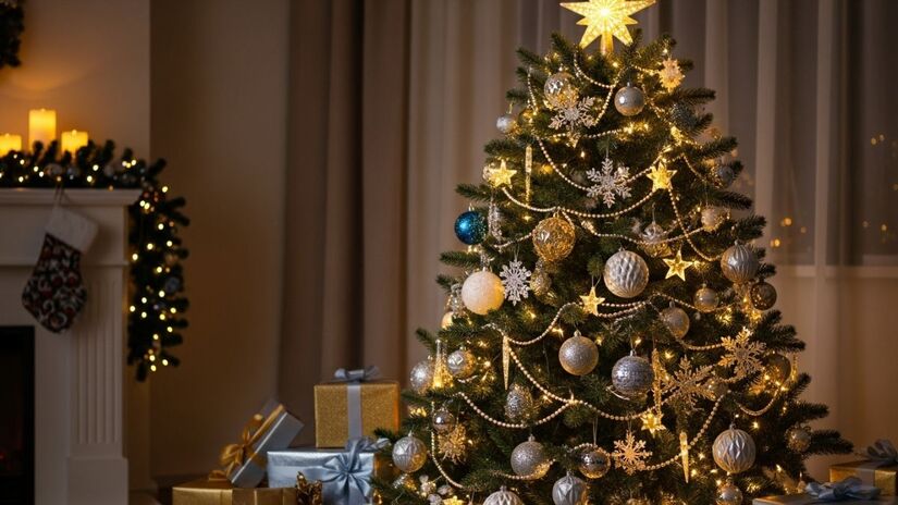 A dupla dourado e branco aparece como opção luxuosa e sofisticada / Imagens a seguir geradas por IA/ImageFX