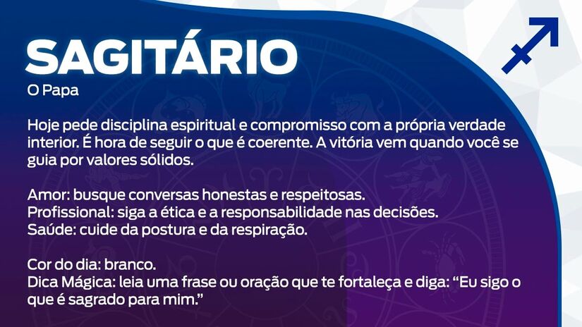 Previsão para Sagitário / Arte/DL
