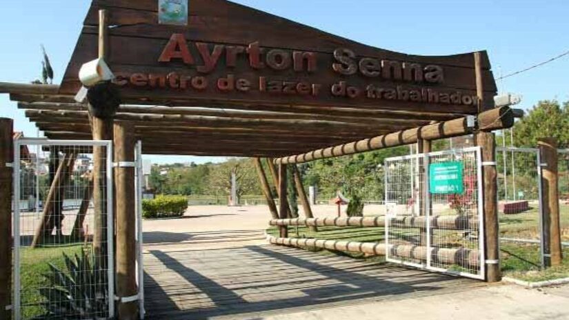 CLT  Ayrton Senna da Silva: Centro de Lazer do Trabalhador é um dos principais pontos de recreação da cidade, com lago, quadras, pistas de caminhada e espaço para eventos esportivos e culturais/ Reprodução Facebook/CLT - Ayrton Senna da Silva