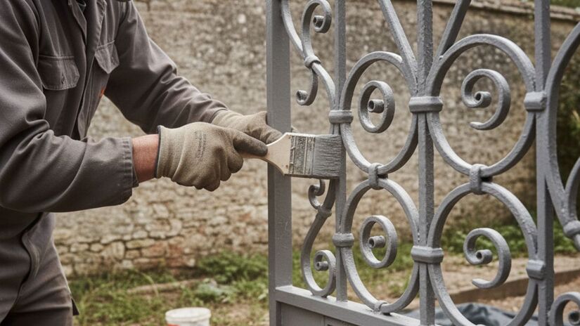 O primer cria uma camada protetora que impede a ação do sal e da umidade/ Gerado por IA/Gemini