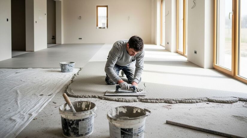 Ele oferece um acabamento contínuo e sem juntas, criando sensação de amplitude e fluidez nos ambientes