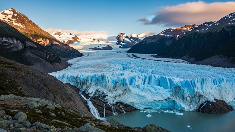 O enfraquecimento da geleira é impulsionado principalmente por rachaduras internas, e não apenas pelo derretimento superficial
