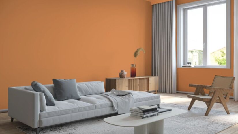 O ocre ganha força em 2026, trazendo calor e personalidade às paredes com sua tonalidade rica/ Reprodução Suvinil