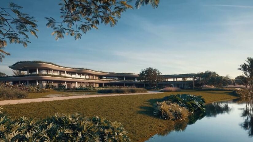 Localizado na Cidade dos Lagos, o projeto integra tecnologia, urbanismo e esporte em um espaço planejado de 1 milhão de m². /Divulgação