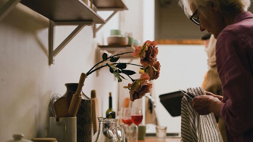 Restos de comida e pano úmido criam o ambiente ideal para a proliferação de germes. /Freepik