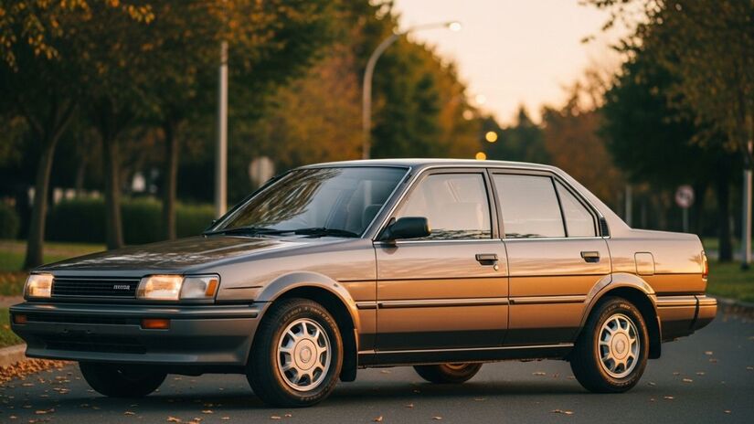 O contraste de preços é notável: Corollas mais antigos são acessíveis (cerca de R$ 25 mil) e funcionais, enquanto o Fusca é mais caro devido ao status de colecionável