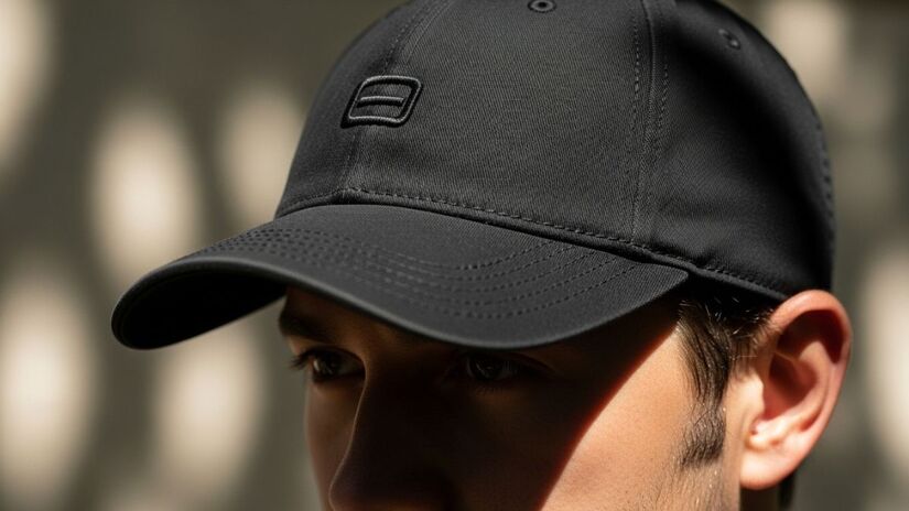 O modelo oferece proteção solar arquitetônica superior, cobrindo rosto e pescoço de forma mais eficiente que chapéus tradicionais