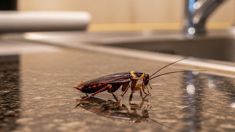 Além de causar nojo, as baratas podem danificar objetos, fios elétricos e estruturas da casa