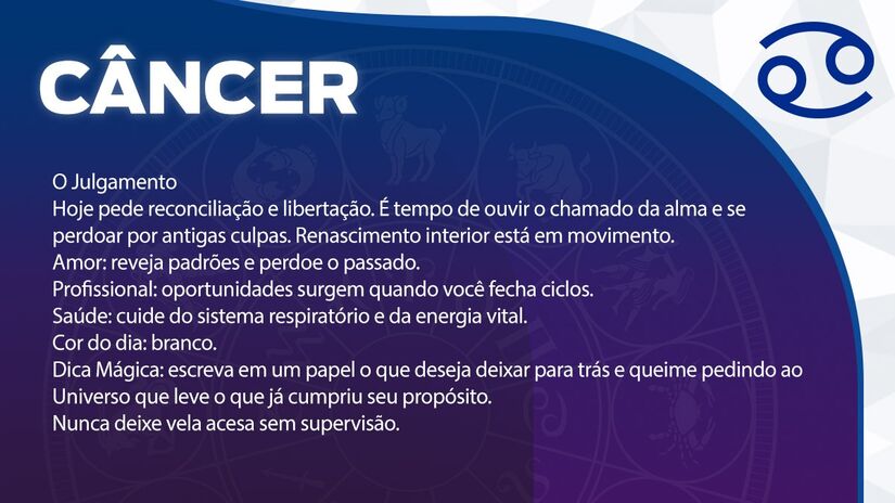 Previsão para Câncer / Arte/DL